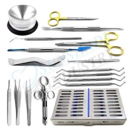 Dental Implant Surgery Kit Dentistry Surgical instruments Set Of 16 Pieces